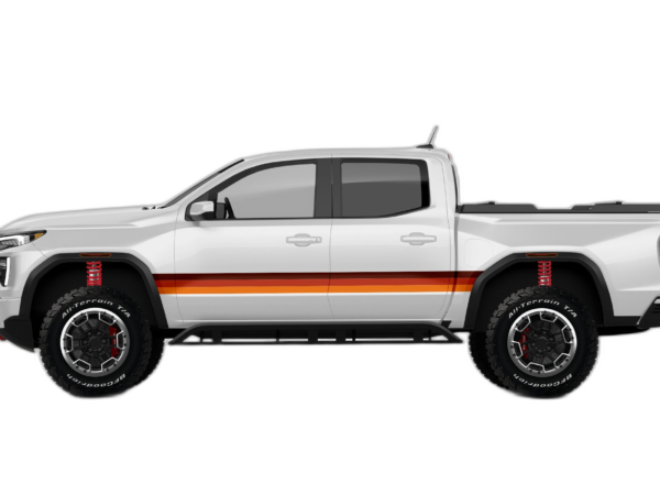 Retro Themes Side Decals Graphics for GMC Canyon