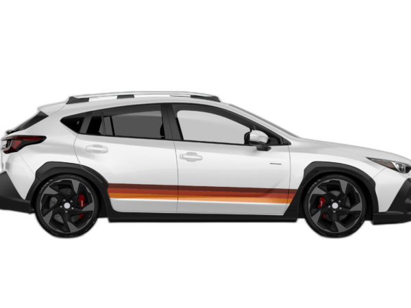 Retro Themes Side Decals Graphics for Subaru Crosstrek