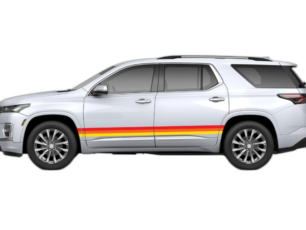 Retro Themes Side Graphics for Chevrolet Traverse 2018-2023