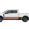 Retro themes side graphics decals compatible with Ford F250