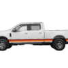 Retro themes side graphics decals compatible with Ford F250 2017-2022