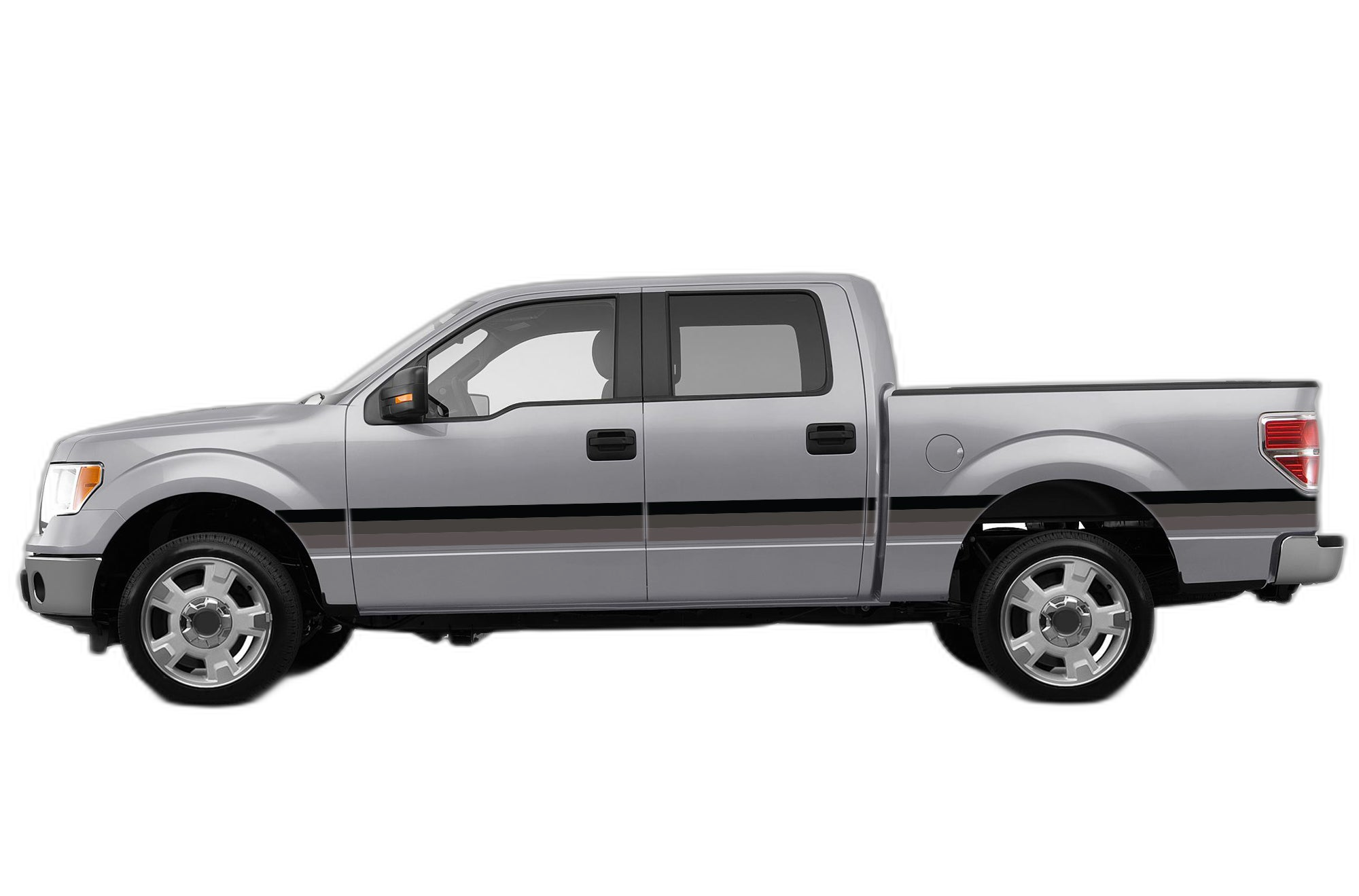 Retro Themes Side Center Decals Graphics for Ford F150 2009-2014 - Image 2