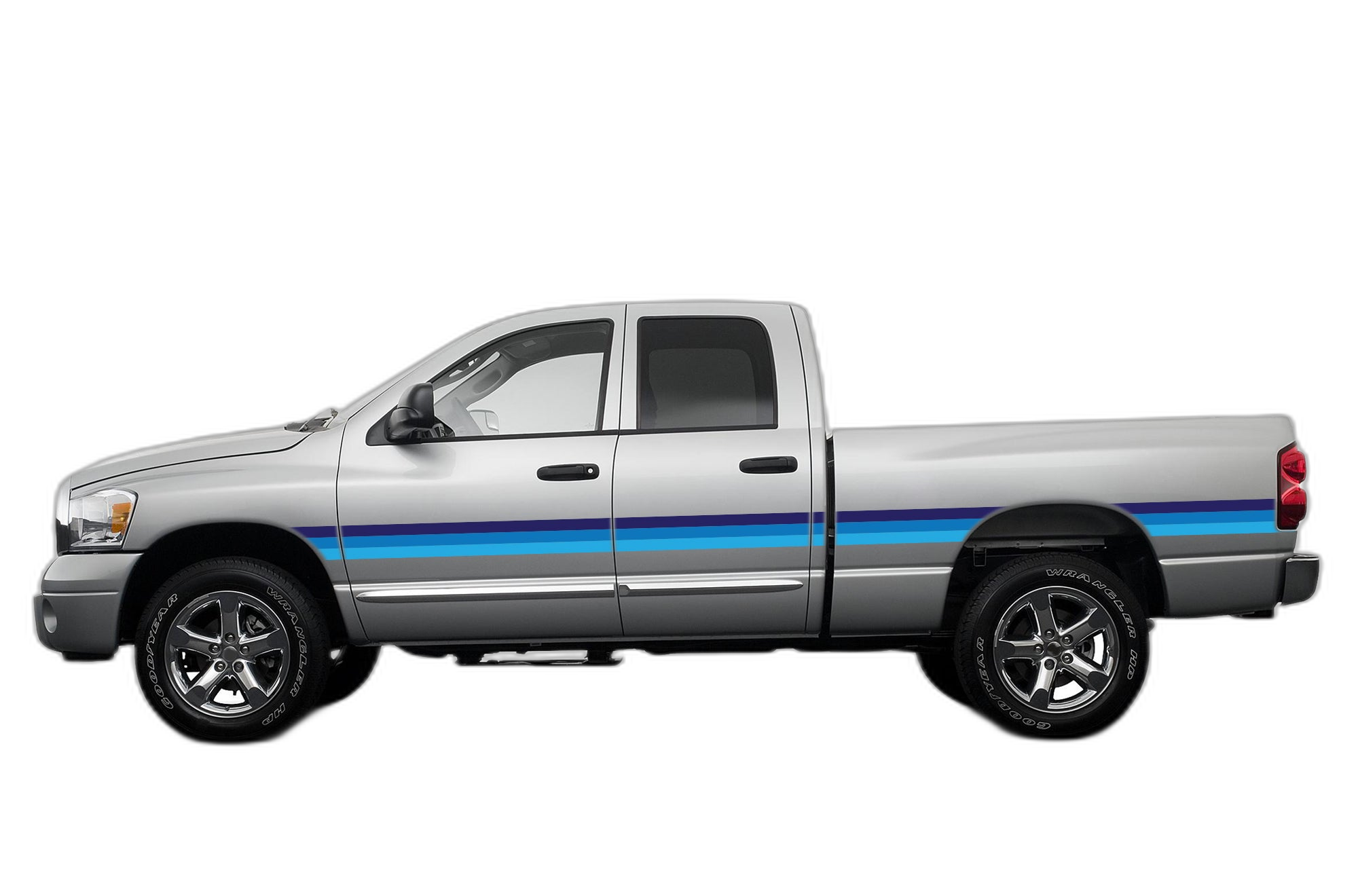 Retro themes side center graphics decals compatible with Dodge Ram 2002-2008 - Image 3