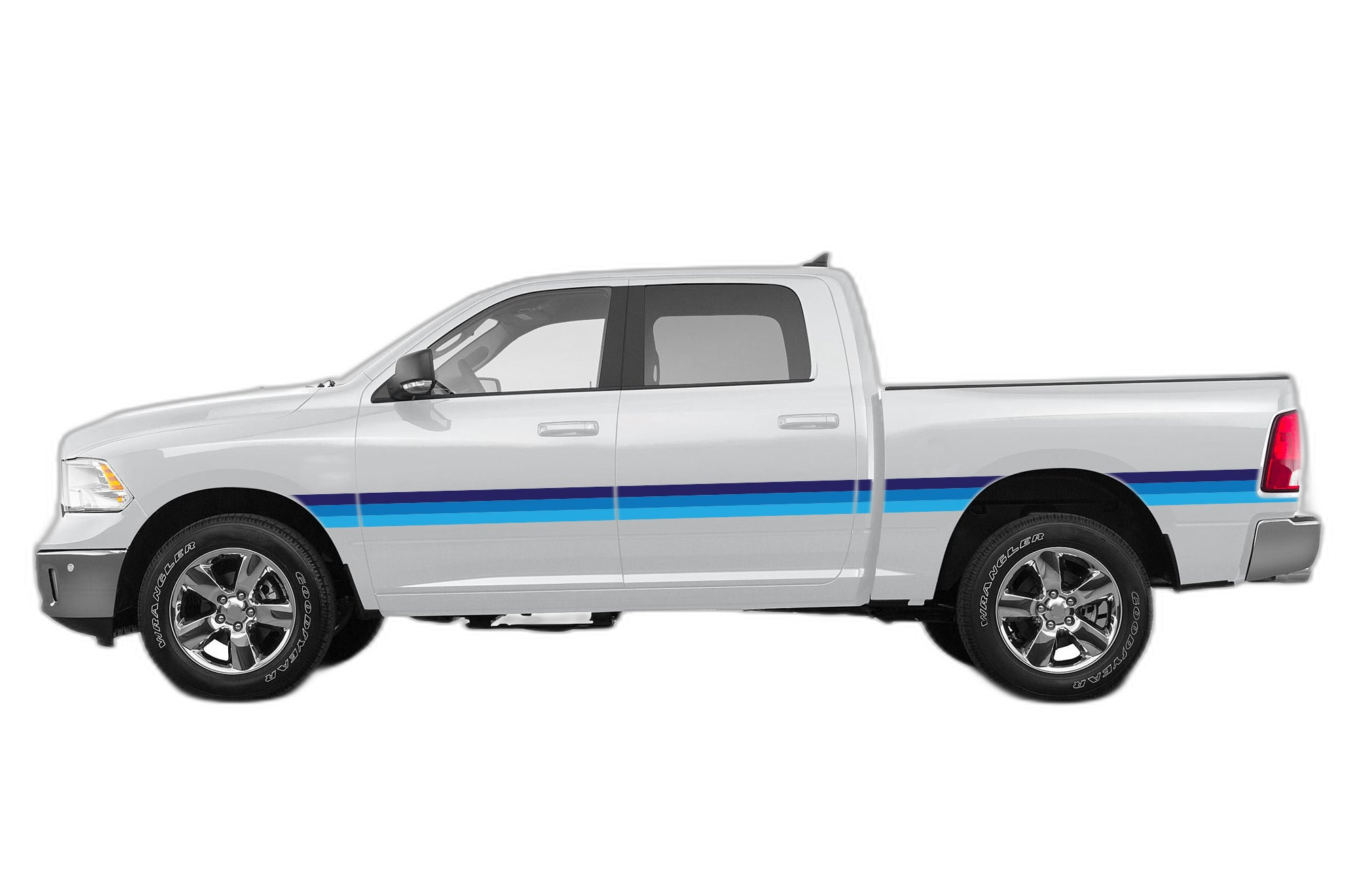 Retro Themes Side Center Graphics for Dodge Ram 2009-2018 - Image 3