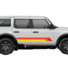 Retro Tones Side Stripes Graphics for Ford Bronco