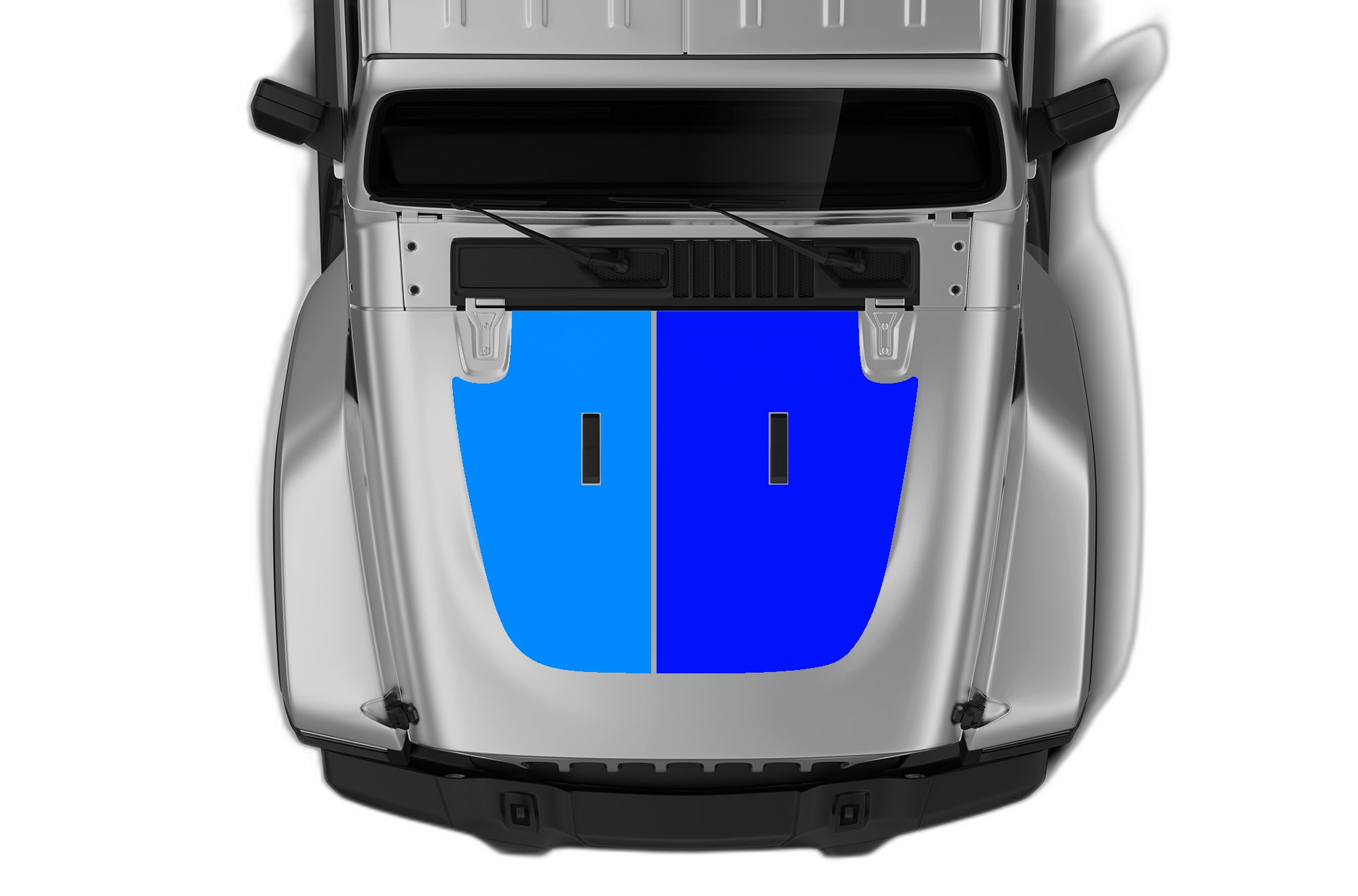 Retro Style Double Hood Graphics for Wrangler JL - Image 4