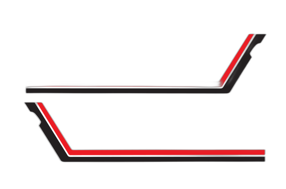 Retro Style Double Stripes Graphics for Wrangler JL - Image 2