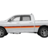 Retro themes side center graphics decals compatible with Dodge Ram 2009-2018