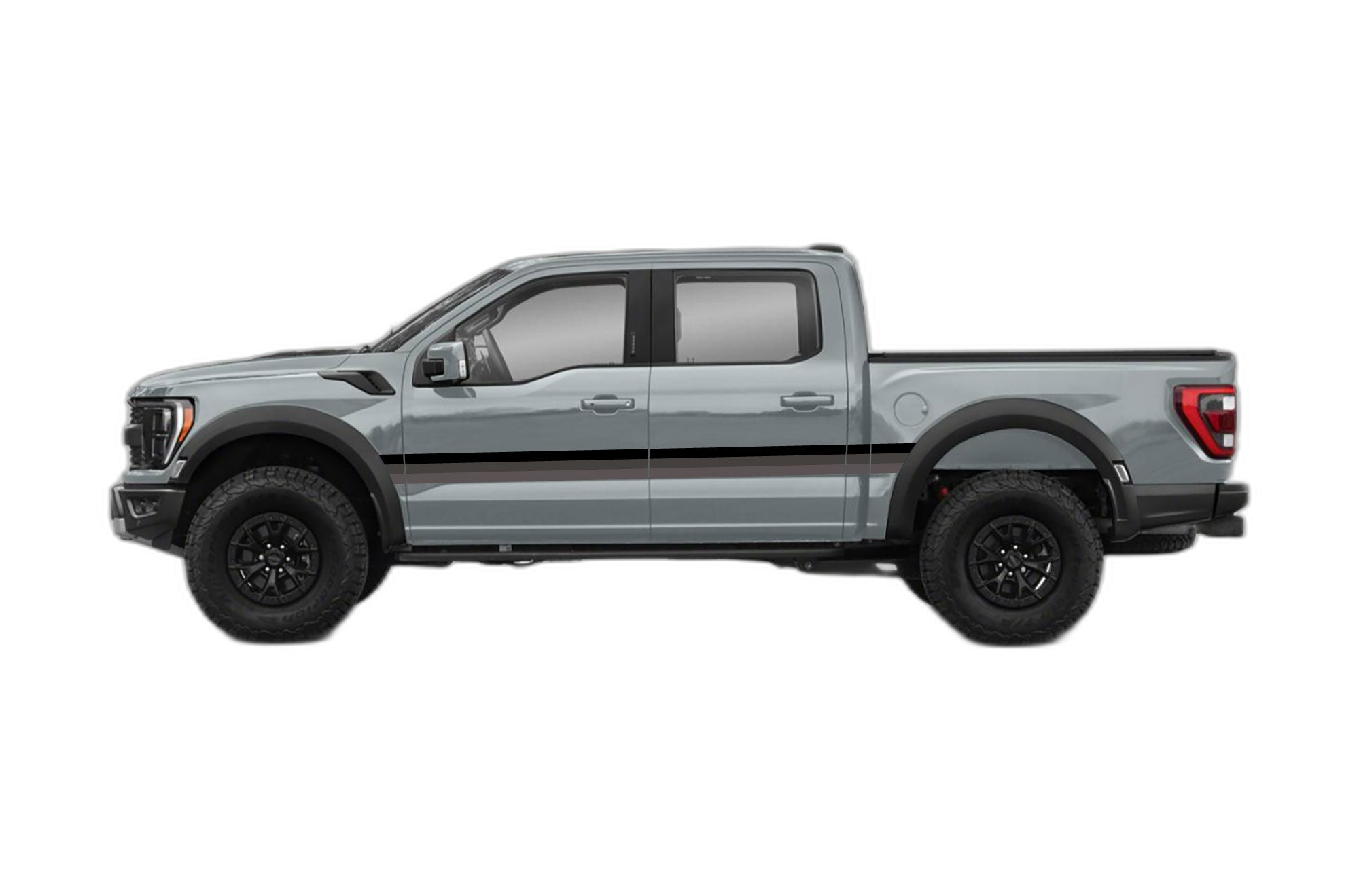 Retro Themes Side Center Decals Graphics for Ford F150 Raptor - Image 4