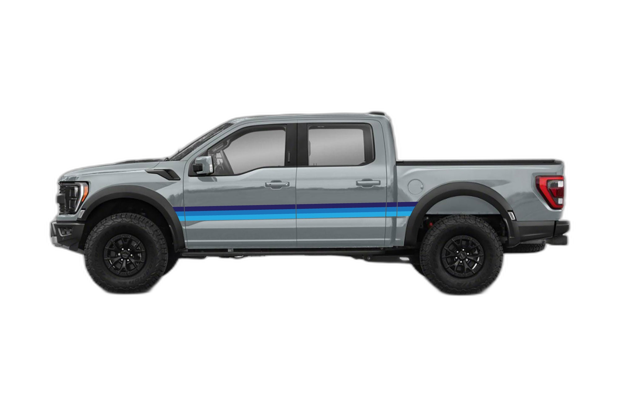 Retro Themes Side Center Decals Graphics for Ford F150 Raptor - Image 3