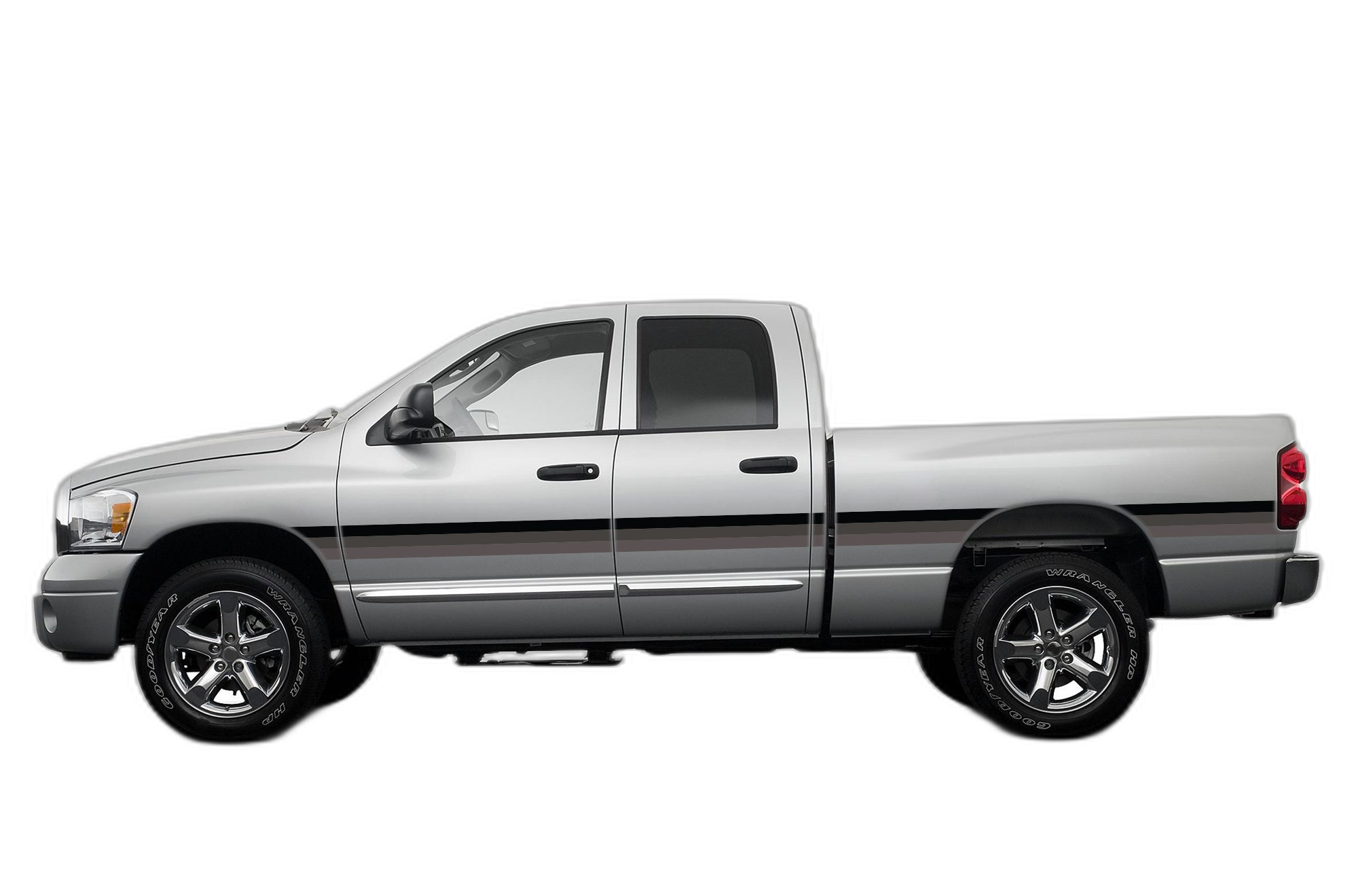 Retro themes side center graphics decals compatible with Dodge Ram 2002-2008 - Image 4