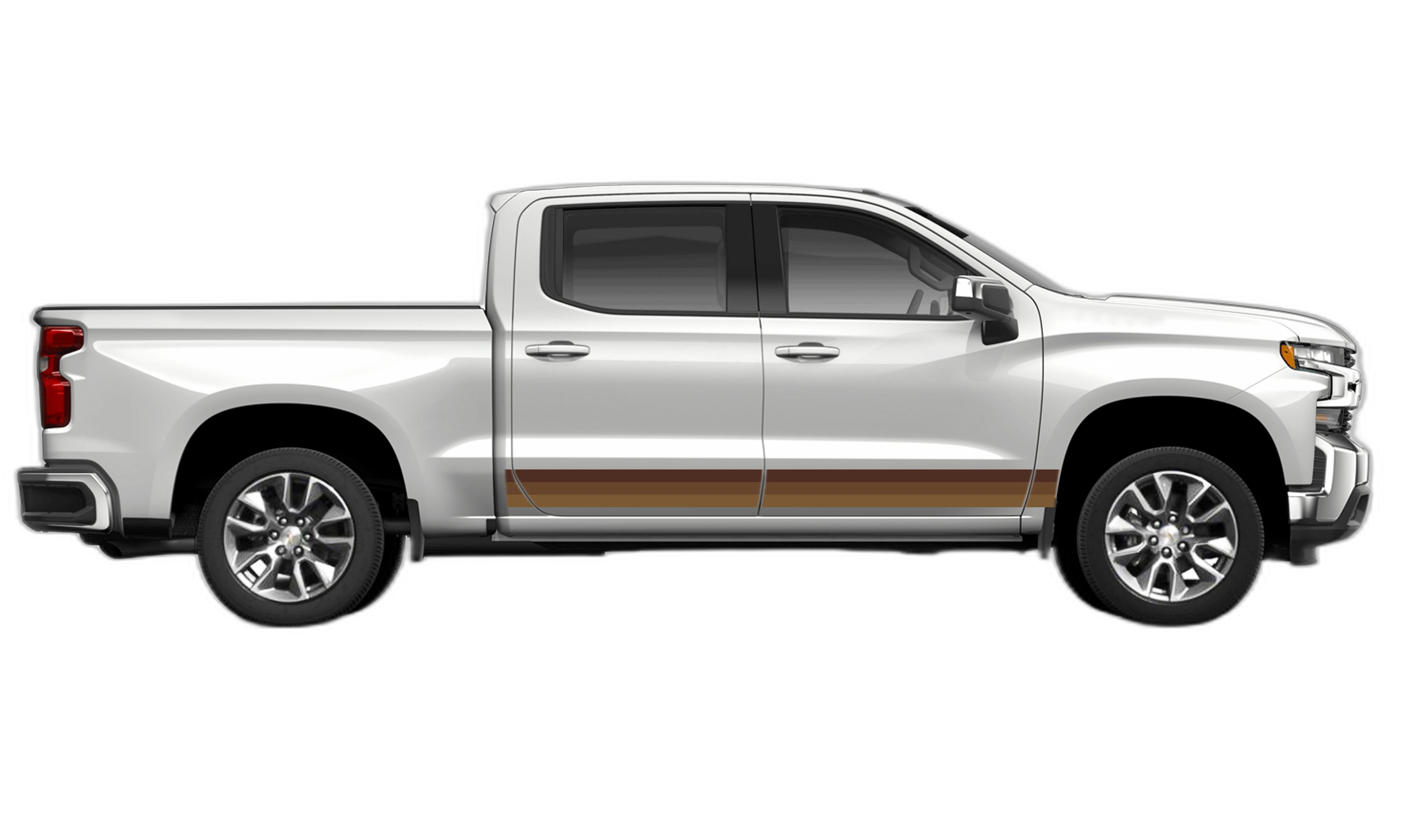 Retro Themes Side Center Graphics for Chevrolet Silverado