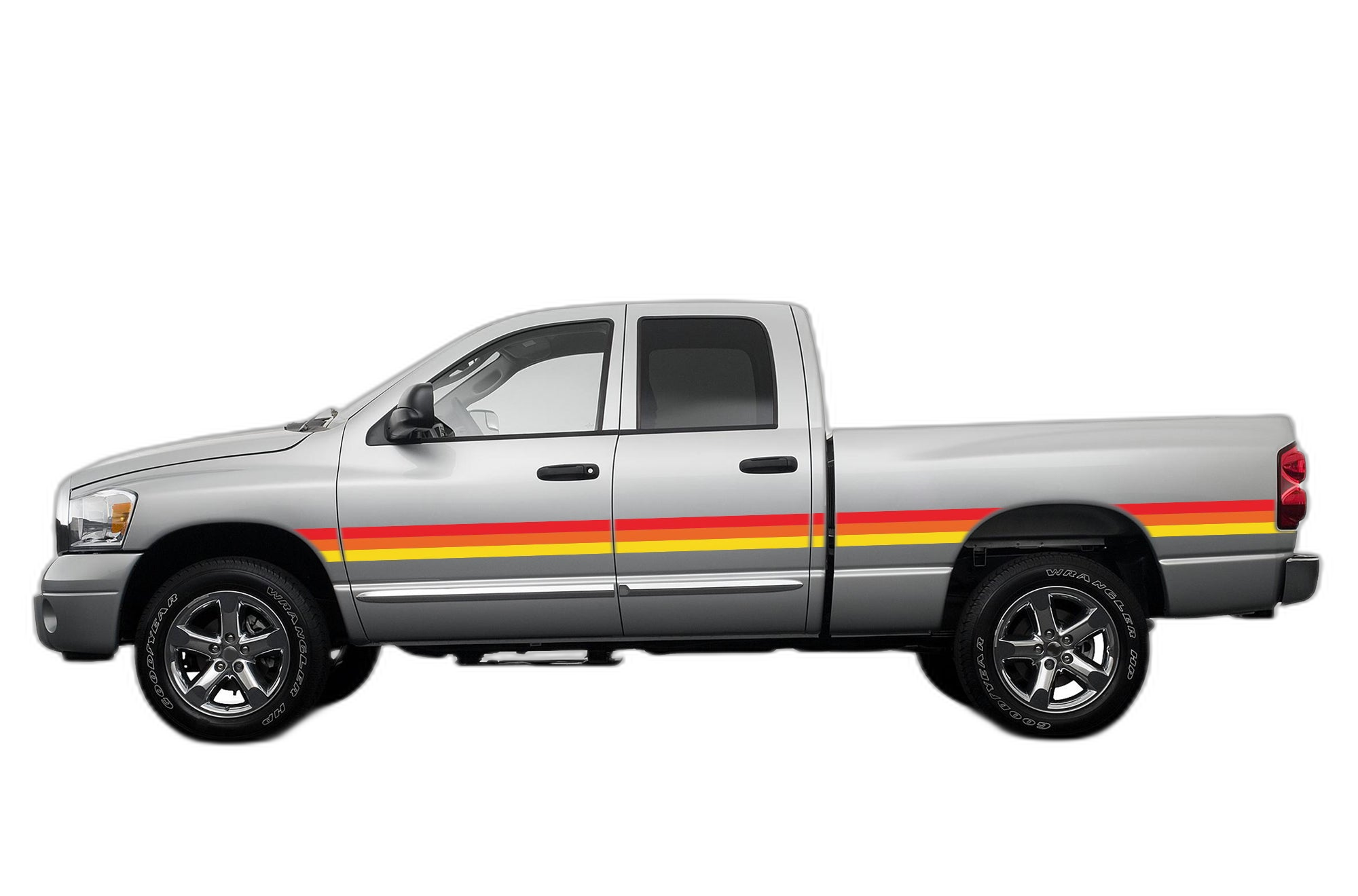 Retro themes side center graphics decals compatible with Dodge Ram 2002-2008 - Image 2