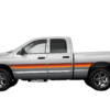 Retro themes side center graphics decals compatible with Dodge Ram 2002-2008