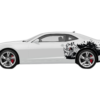 Rhino Hit Side Graphics, Decals for Chevrolet Camaro 2010-2015