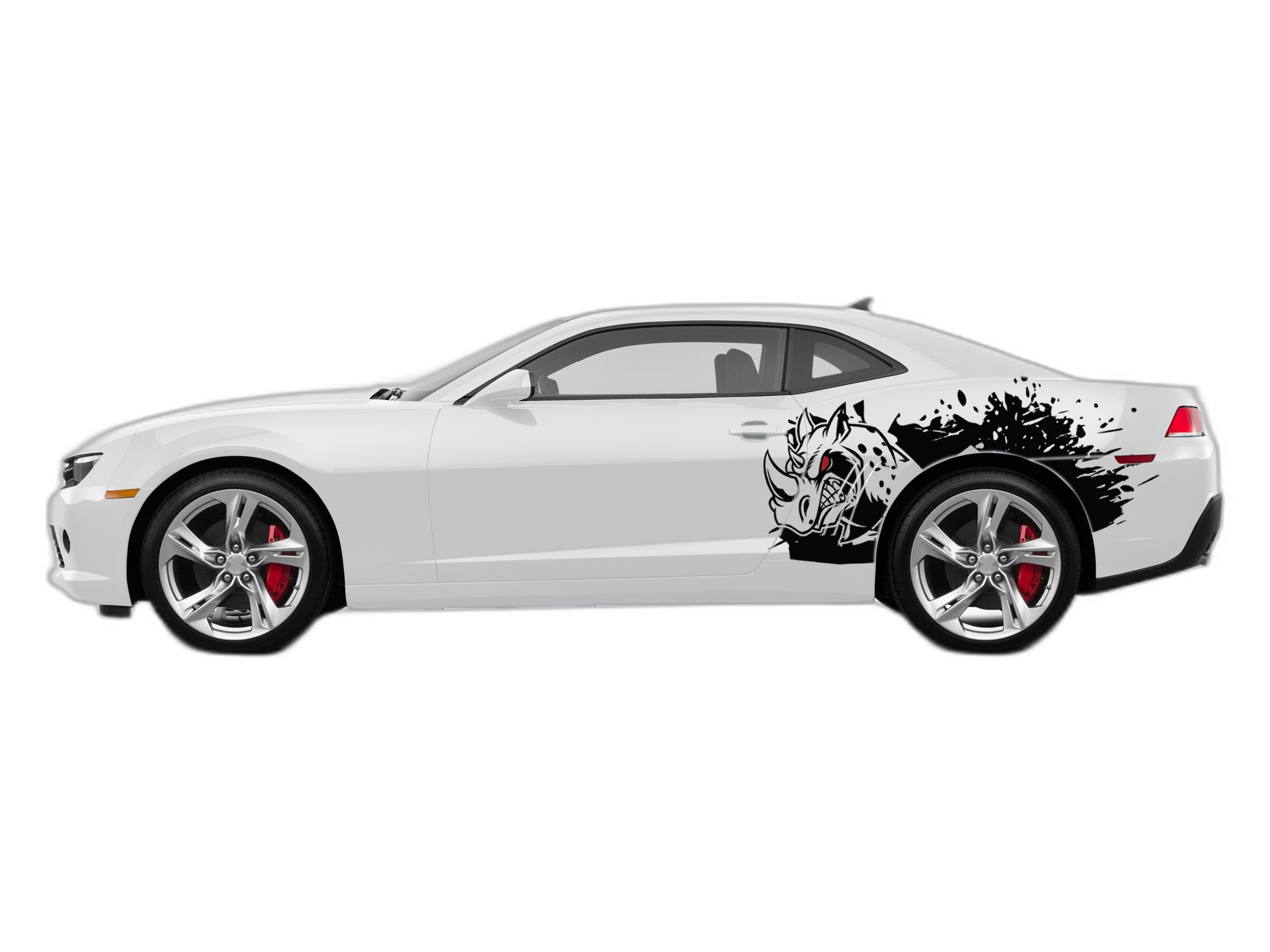 Rhino Hit Side Graphics, Decals for Chevrolet Camaro 2010-2015