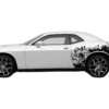 Rhino hit side graphics, decals compatible with Dodge Challenger