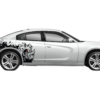 Rhino hit side graphics, decals compatible with Dodge Charger 2011-2025