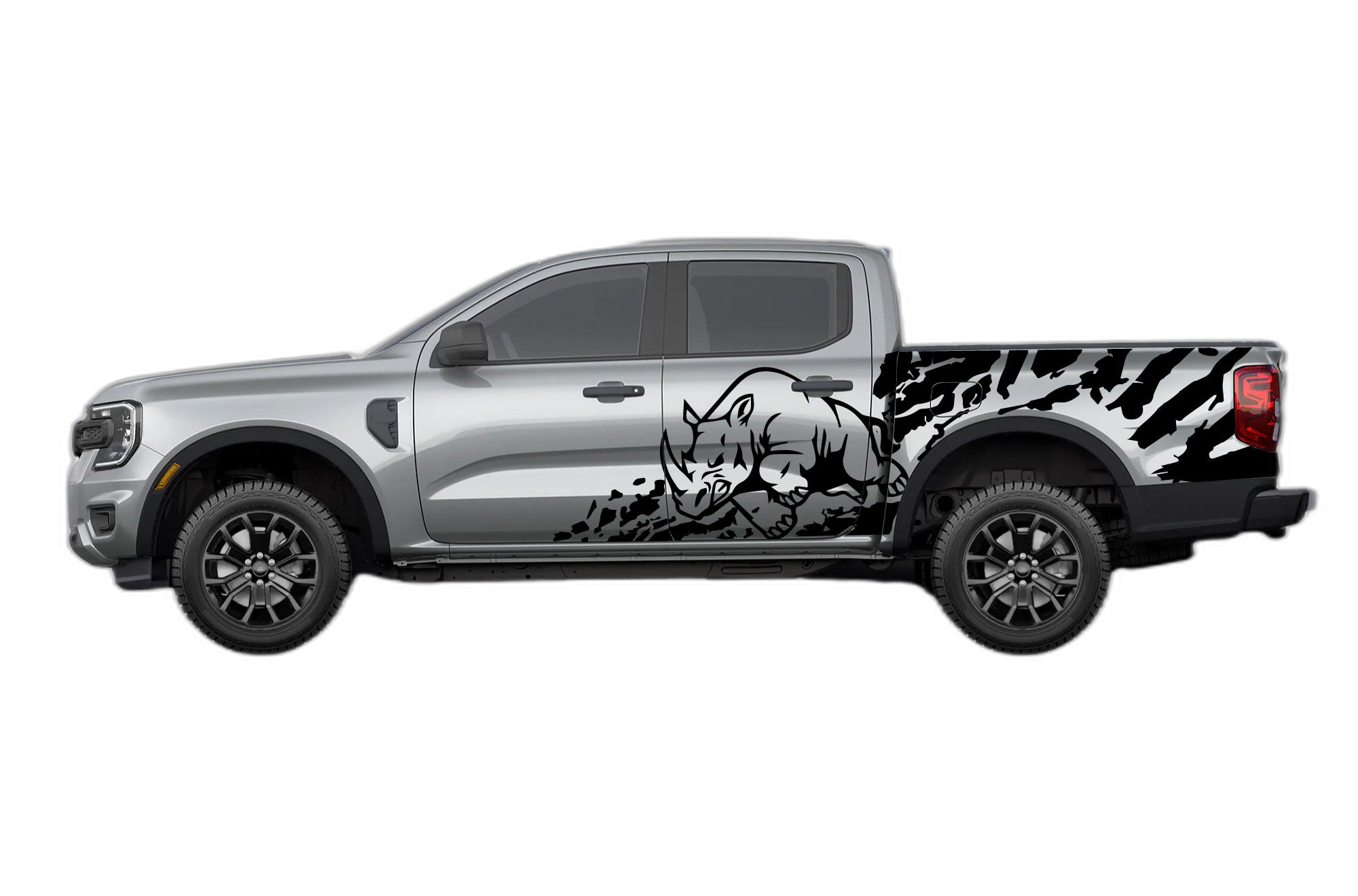 Rhino Splash Decals and Side Graphics for Ford Ranger