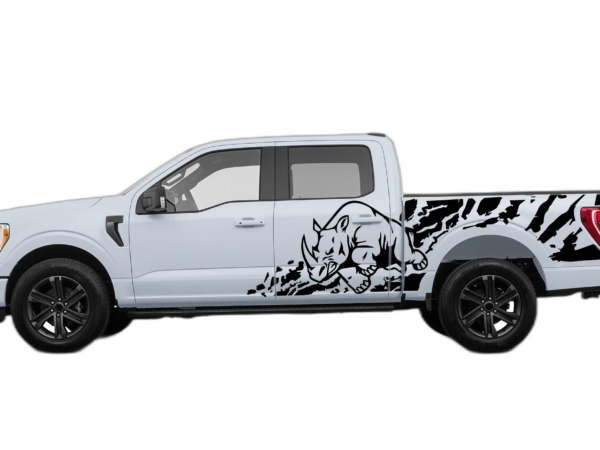 Rhino splash side decals graphics compatible with Ford F150