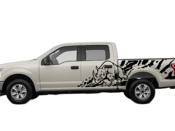 Rhino splash side decals graphics compatible with Ford F150 2015-2020