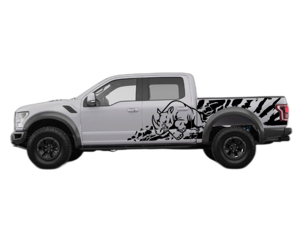 Rhino Splash Side Decals Graphics for Ford F150 Raptor 2017-2020