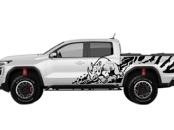 Rhino Splash Side Decals Graphics for GMC Canyon
