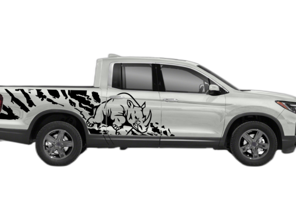 Rhino splash side decals graphics compatible with Honda Ridgeline