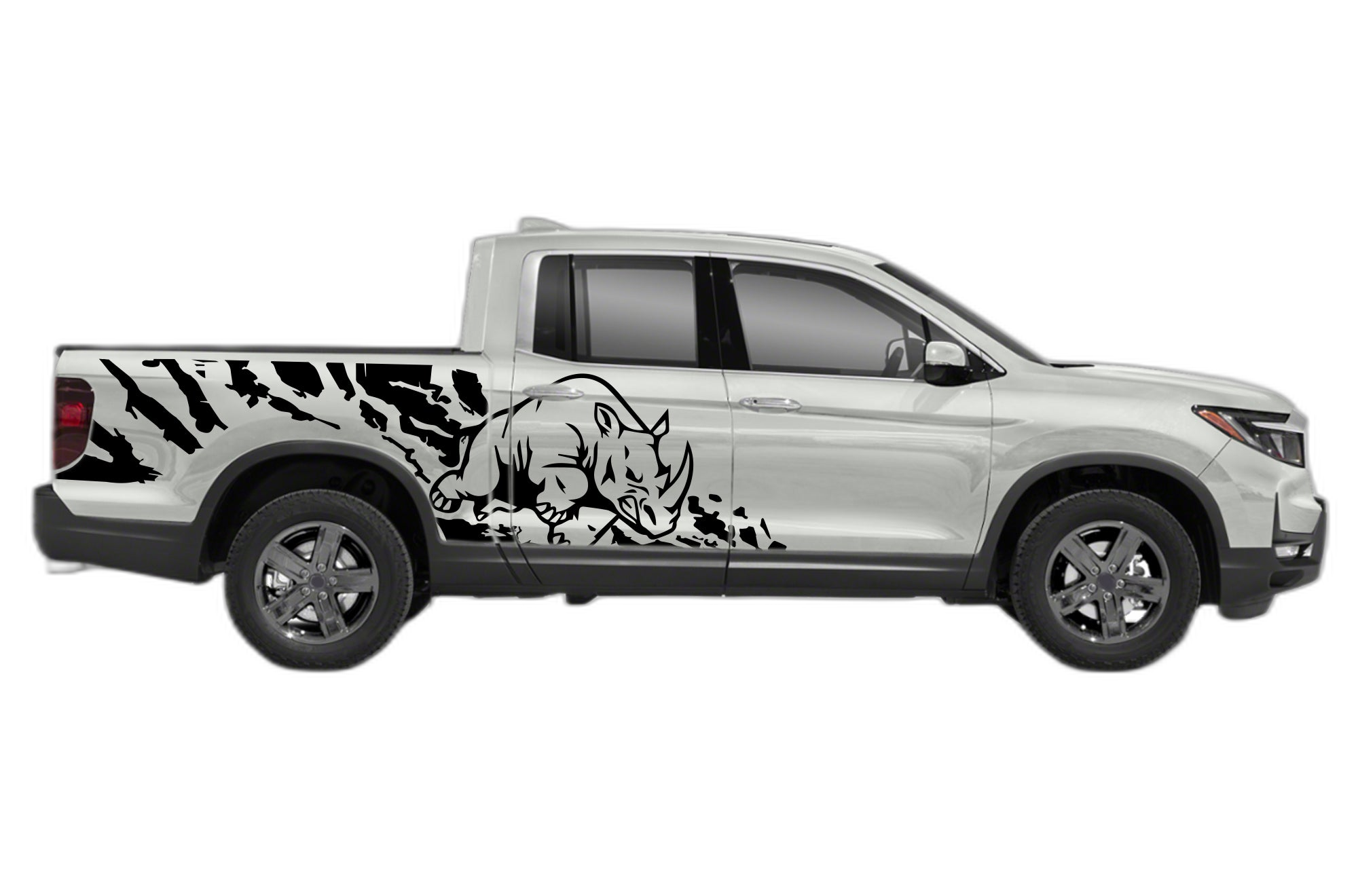 Rhino splash side decals graphics compatible with Honda Ridgeline