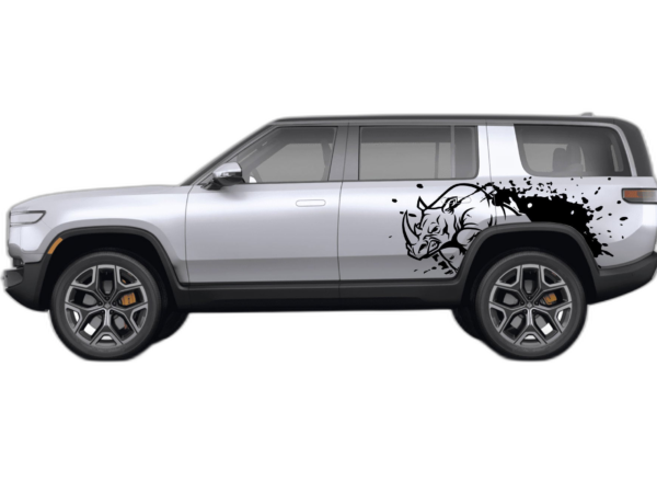 Rhino Splash Side Decals Graphics for Rivian R1S