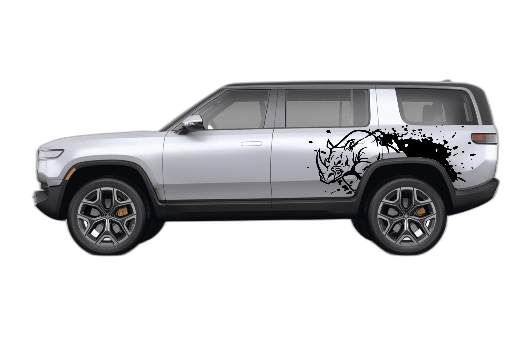 Rhino Splash Side Decals Graphics for Rivian R1S