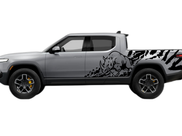 Rhino Splash Side Decals Graphics for Rivian R1T