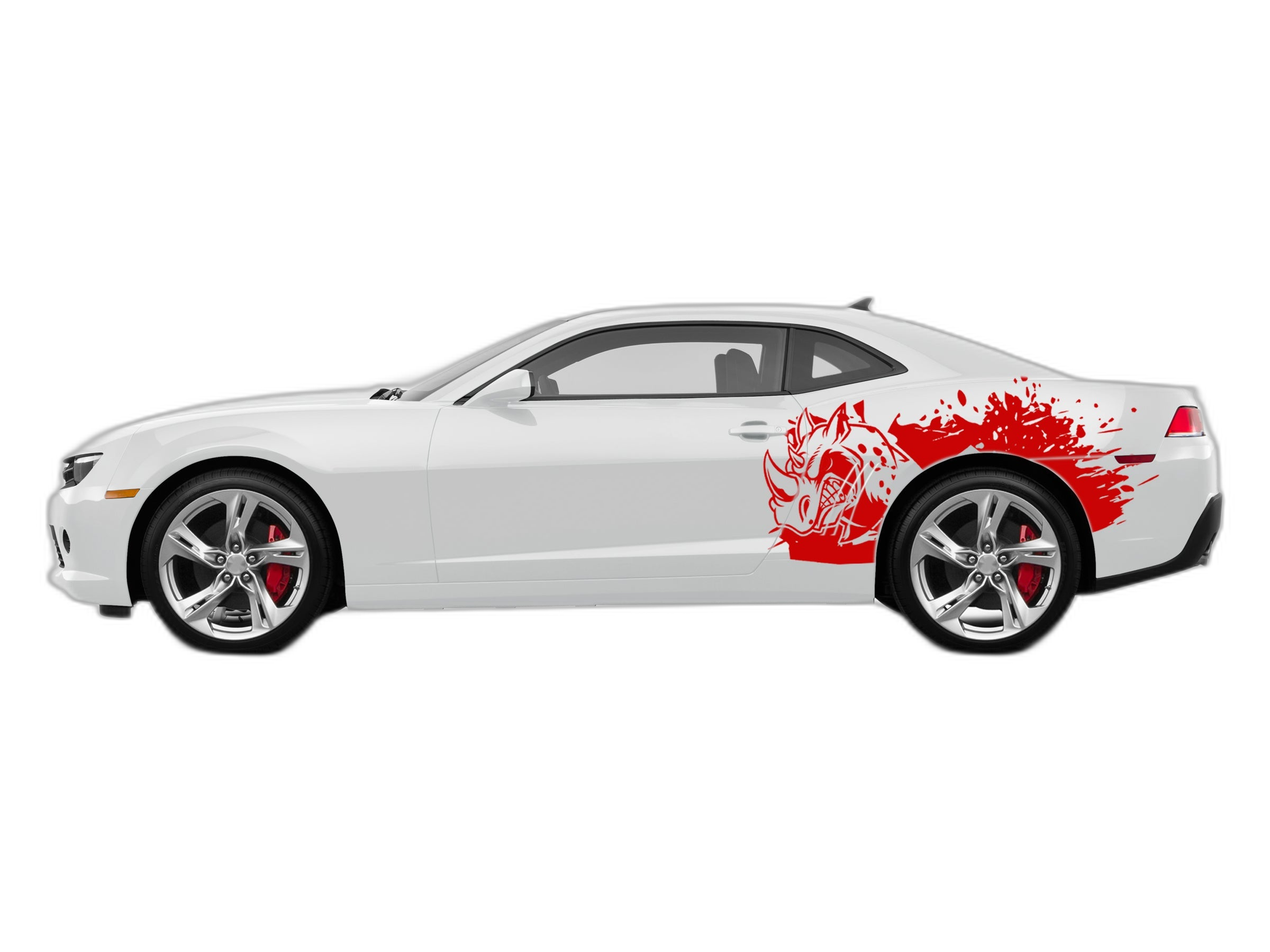 Rhino Hit Side Graphics, Decals for Chevrolet Camaro 2010-2015 - Image 2