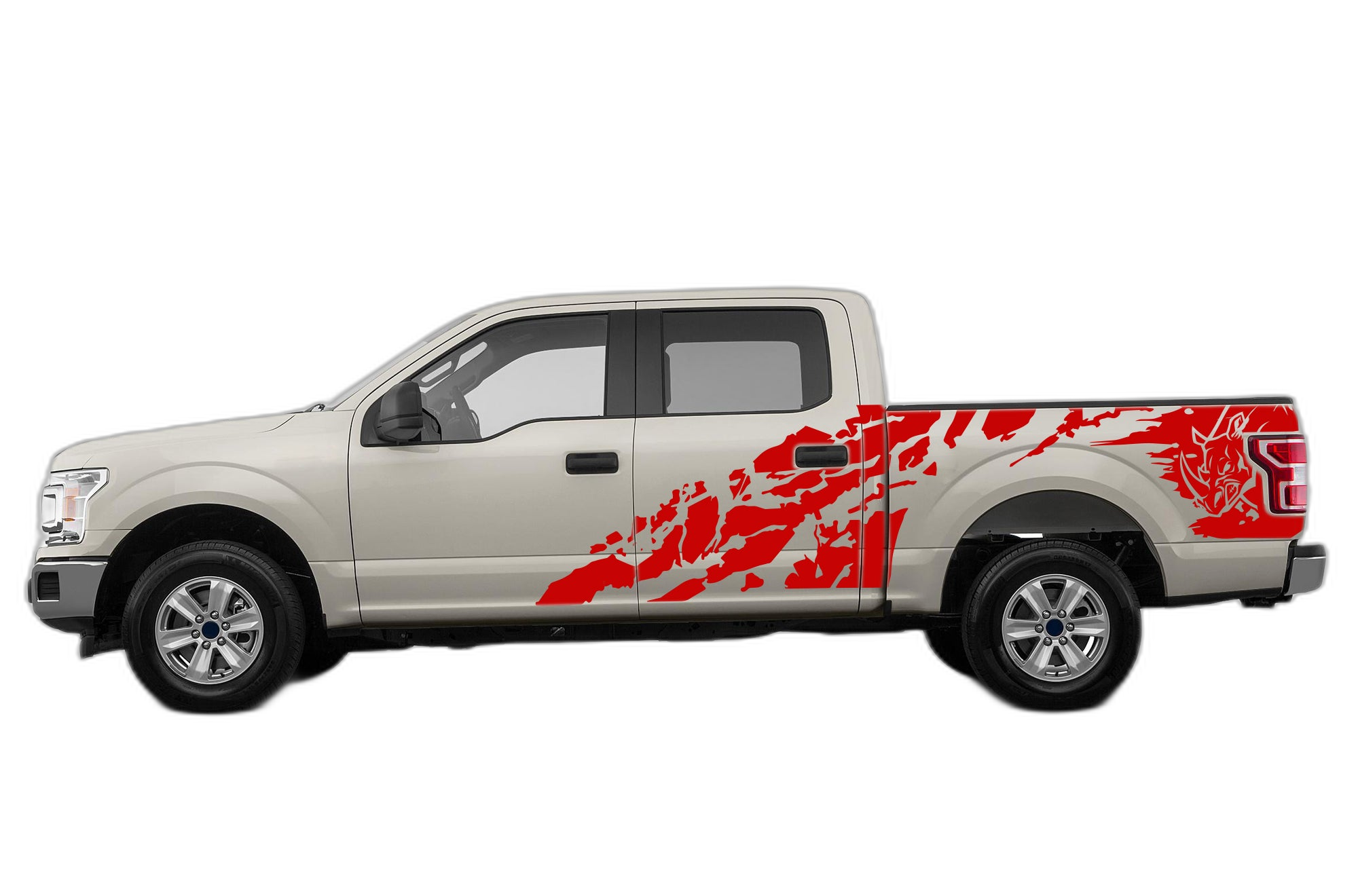 Rhino Shredded Decals Graphics for Ford F150 2015-2020 - Image 2