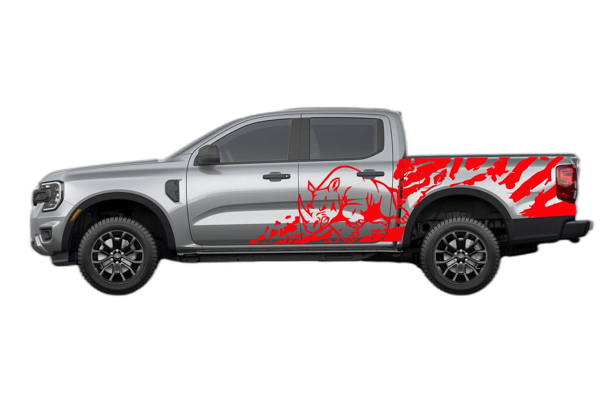 Rhino Splash Decals and Side Graphics for Ford Ranger - Image 2