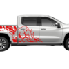Rhino splash side decals graphics compatible with Chevrolet Silverado