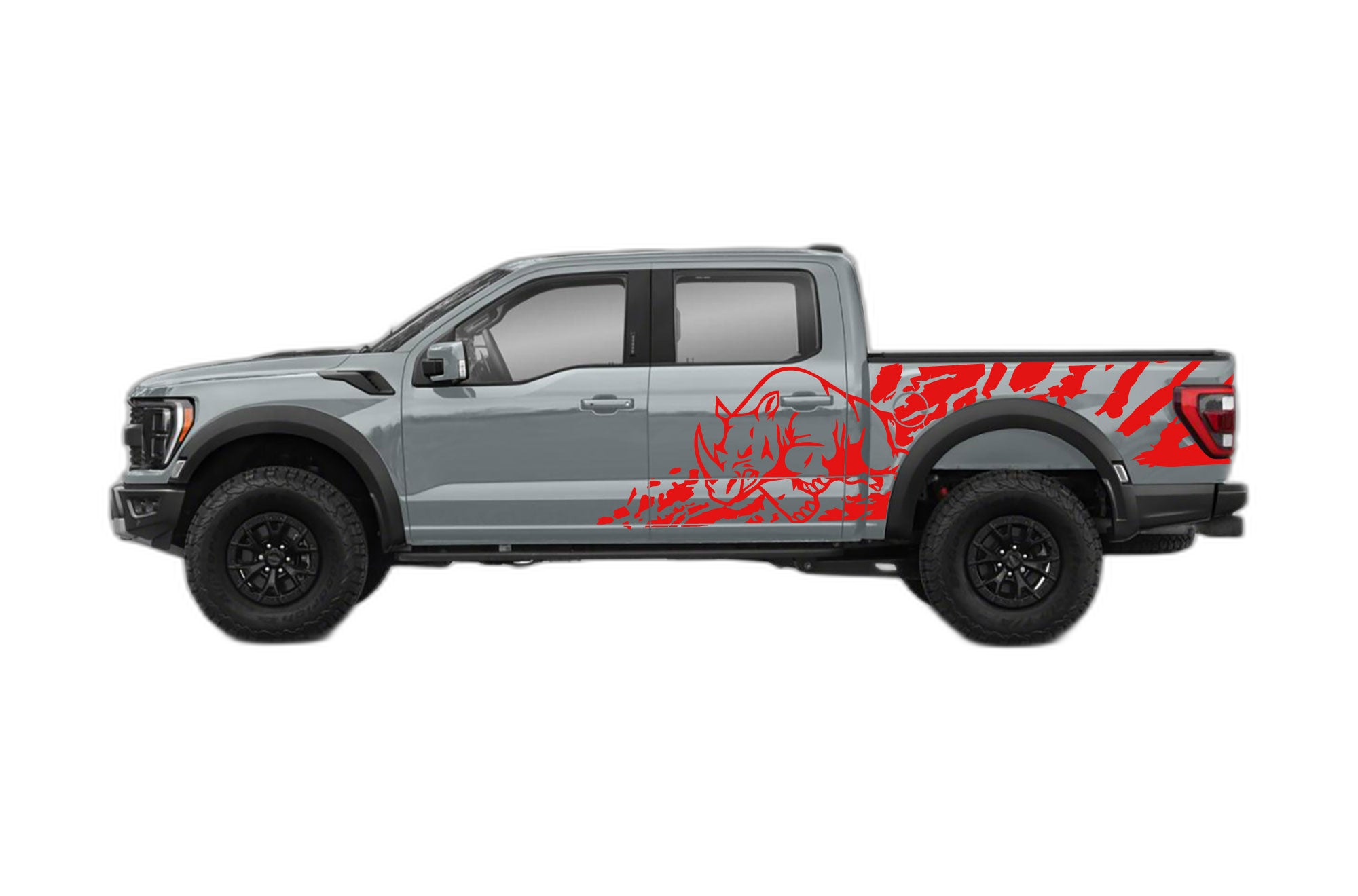 Rhino splash side decals graphics compatible with Ford F150 Raptor - Image 2