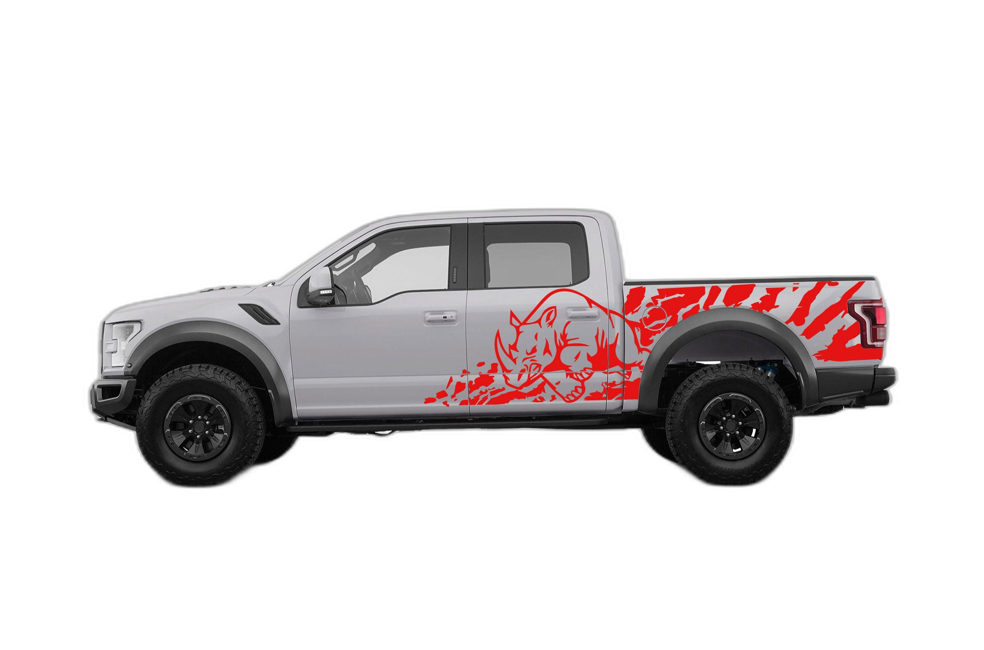 Rhino splash side decals graphics compatible with Ford F150 Raptor 2017-2020 - Image 2