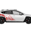 Rhino splash side graphics decals compatible with Subaru Crosstrek