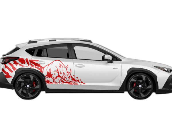 Rhino splash side graphics decals compatible with Subaru Crosstrek
