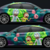 🧪🌌 Rick and Morty Car Wrap - Wubba Lubba Dub Dub