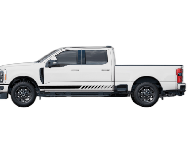 Rocker lower panel stripes decals graphics compatible with Ford F250