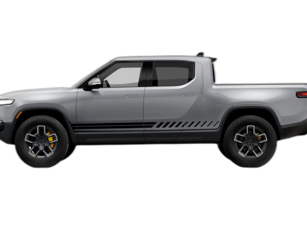 Rocker lower panel stripes decals graphics compatible with Rivian R1T