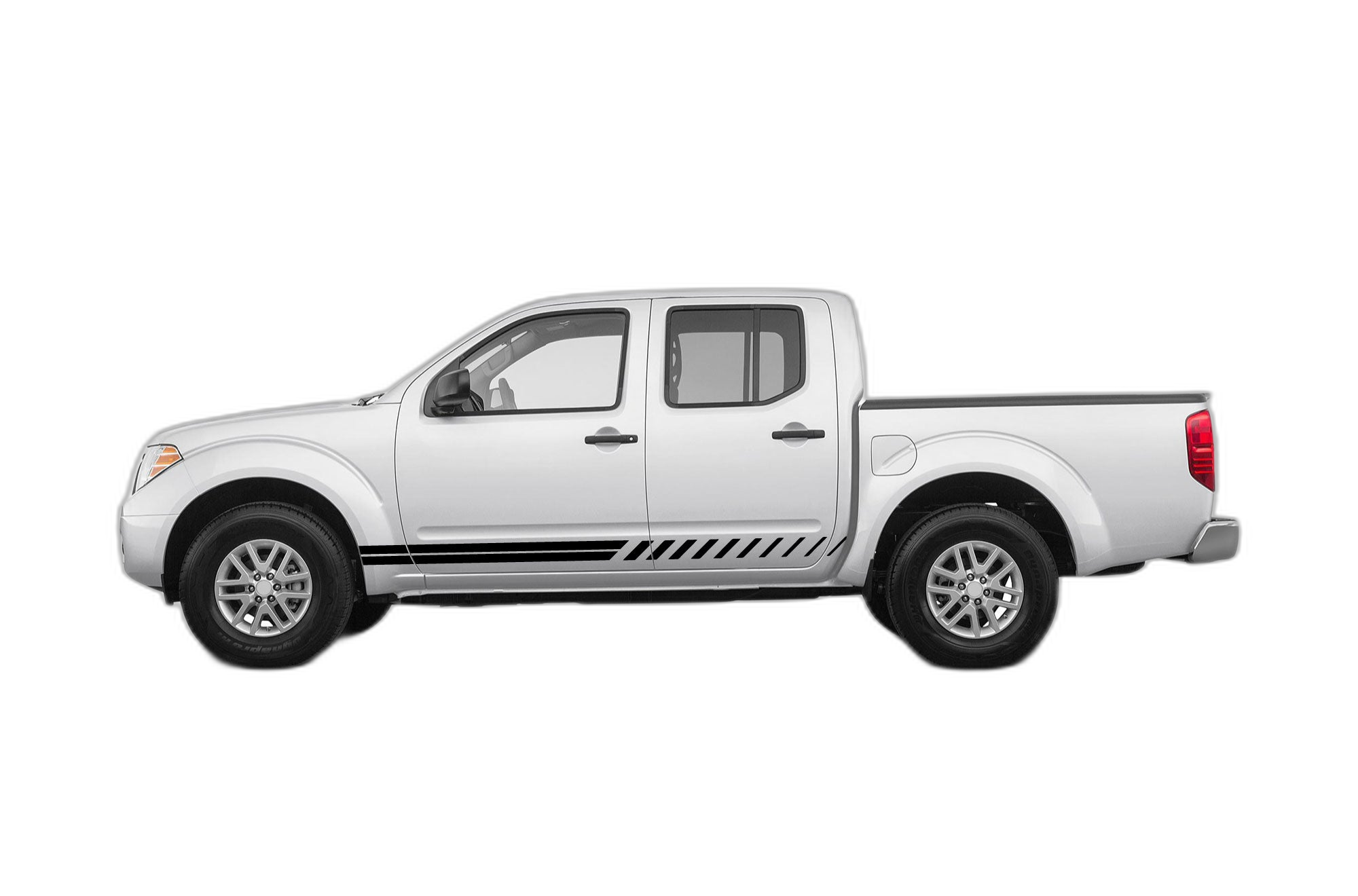 Rocker lower panel stripes side decals graphics compatible with Nissan Frontier 2005-2021