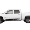 Rocker Panel Mountains Stripes Decals Graphics for GMC Sierra 2007-2013
