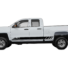 Rocker panel mountains stripes decals graphics compatible with Chevrolet Silverado 2500HD 2015-2019