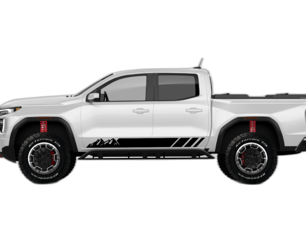 Rocker panel mountains stripes decals graphics compatible with GMC Canyon