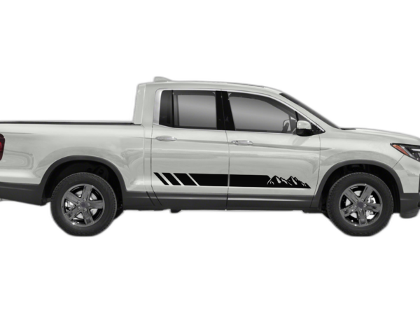 Rocker panel mountains stripes decals graphics compatible with Honda Ridgeline