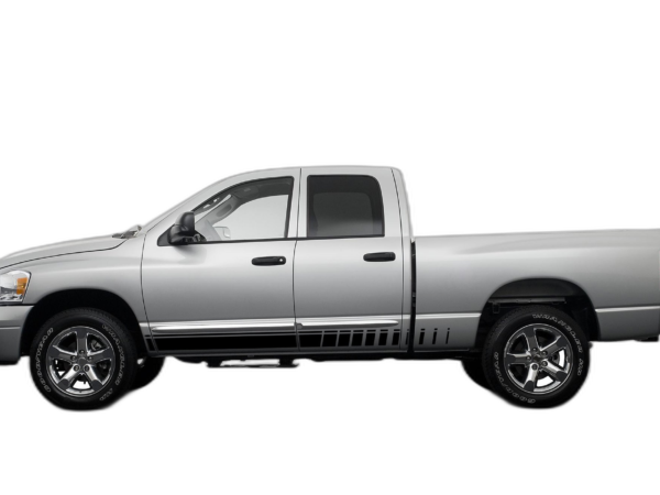 Rocker Panel Side Stripes Decals Graphics for Dodge Ram 2002-2008