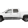Rocker panel side stripes decals graphics compatible with GMC Sierra 2007-2013